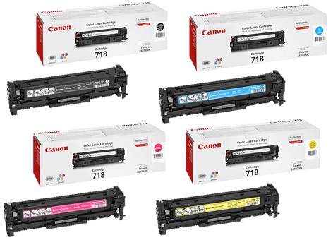 Canon Toner Set 718 series